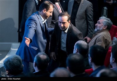 حسین‌ انتظامی رئیس سازمان سینمایی در آئین افتتاح سالن‌های جدید پردیس ملت 