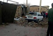 سایت اسکان موقت در شهر زلزله‌زده خانه‌زنیان برپا شد
