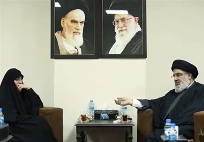 دیدار صمیمانه زینب سلیمانی با سید حسن نصرالله