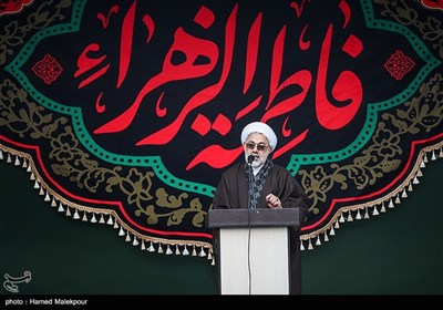 سخنرانی حجت‌الاسلام علی ثمری در مراسم عزاداری شهادت حضرت زهرا(س) - میدان هفت تیر تهران