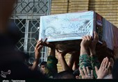 پیکر شهید مدافع وطن در بارگاه منور رضوی تشییع شد