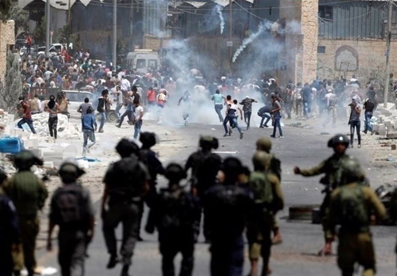 زخمی شدن 18 فلسطینی در تظاهرات علیه &quot;معامله قرن&quot;