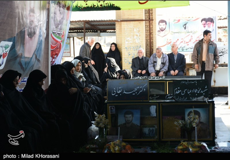 خوزستان| لالایی مادران شهدای بهبهانی برای شهید مجید بقایی+تصویر