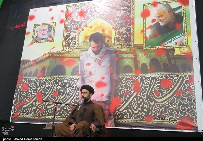 مراسم چهارمین سالگرد شهید مدافع حرم «سعید علیزاده» در دامغان برگزار شد