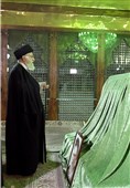 حضور رهبر معظم انقلاب اسلامی در مرقد امام خمینی(ره) وگلزار شهدا
