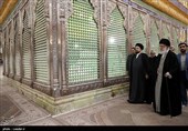 حضور رهبر معظم انقلاب اسلامی در مرقد امام خمینی(ره) وگلزار شهدا