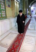 حضور رهبر معظم انقلاب اسلامی در مرقد امام خمینی(ره) وگلزار شهدا