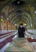 حضور رهبر معظم انقلاب اسلامی در مرقد امام خمینی(ره) وگلزار شهدا