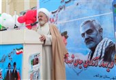 بوشهر| سردار سلیمانی نقطه عطفی در قهرمان‌های تاریخ و دنیای امروز است