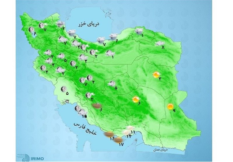 هشدارهای هواشناسی به کشاورزان / تداوم دمای زیر صفر درجه سلسیوس در استان اردبیل