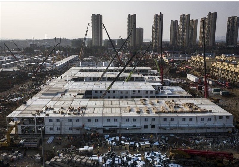 بیمارستان هزار تختخوابی چین 10 روزه ساخته شد