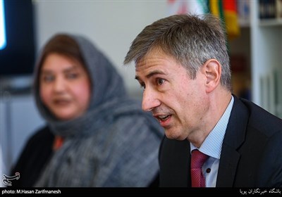نشست خبری مارکوس لایتنر سفیر سوییس در تهران