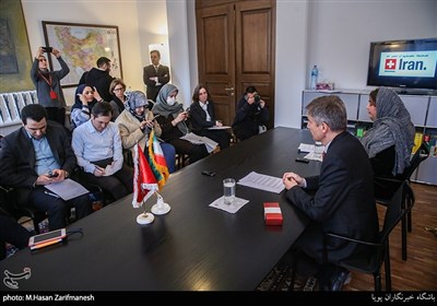نشست خبری مارکوس لایتنر سفیر سوییس در تهران