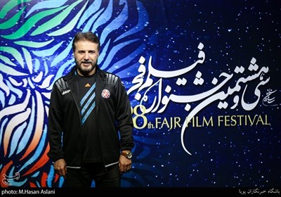 سیدجوادهاشمی در دومین روز سی‌وهشتمین جشنواره فیلم فجر در پردیس سینمایی چارسو 