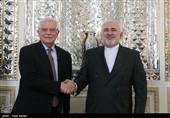 دیدار مسئول سیاست خارجی اتحادیه اروپا با ظریف در تهران