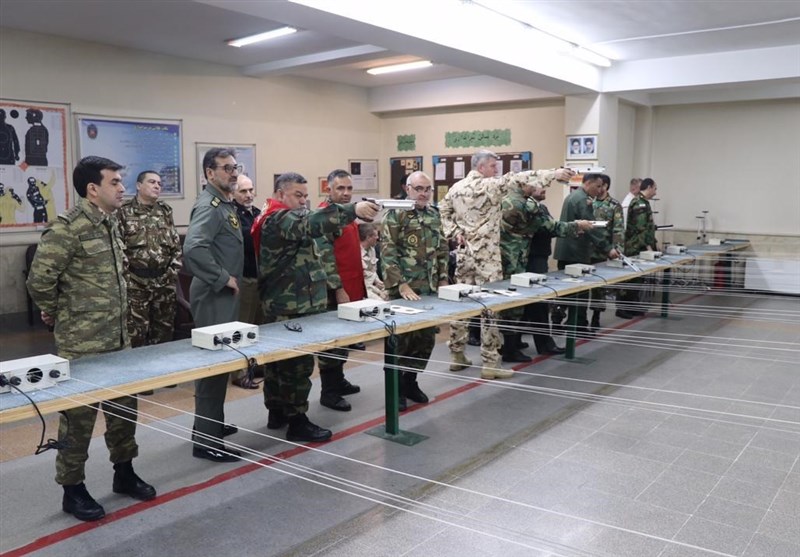 برگزاری مسابقات تیراندازی و دارت وابستگان نظامی کشورهای خارجی در ایران