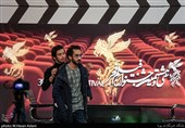 بهمن ارک کارگردان فیلم «پوست»در پنجمین روز سی و هشتمین جشنواره فیلم فجر در پردیس چارسو