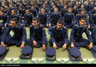 حضور پرسنل نیروی هوایی ارتش در نماز جمعه تهران