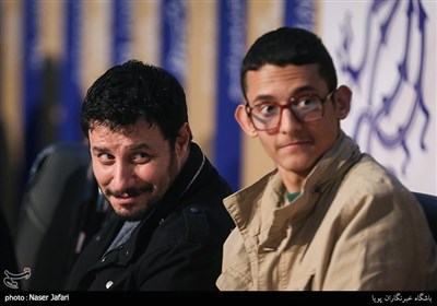 جواد عزتی در نشست خبری فیلم آتابای
