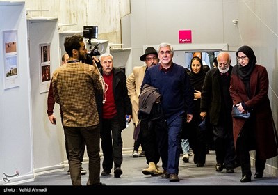 ابراهیم حاتمی کیا در حاشیه هفتمین روز سی و هشتمین جشنواره فیلم فجر