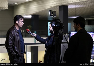 مصاحبه با محمدرضا جلالی تبار در هفتمین روز سی و هشتمین جشنواره فیلم فجر در پردیس چارسو