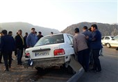 خبرنگار تسنیم در تصادف محور خرم‌آباد- پلدختر مصدوم شد