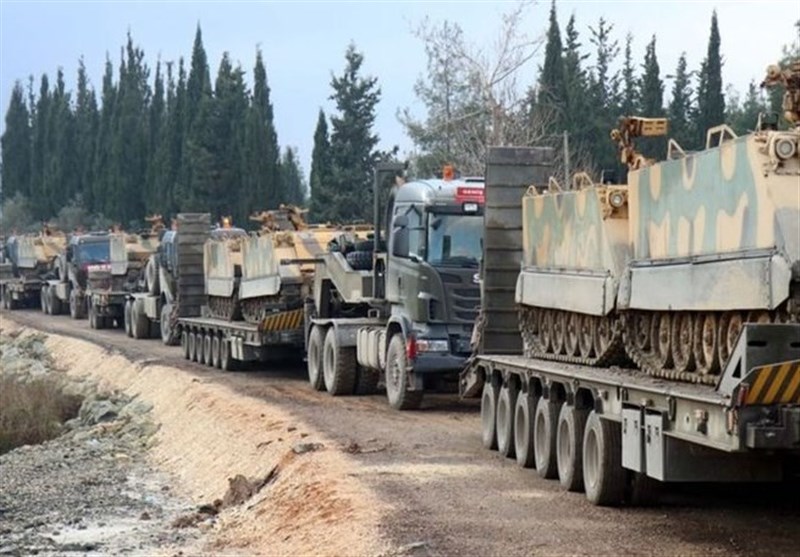 آخرین وضعیت انتقال نیرو و تجهیزات ترکیه به سوریه