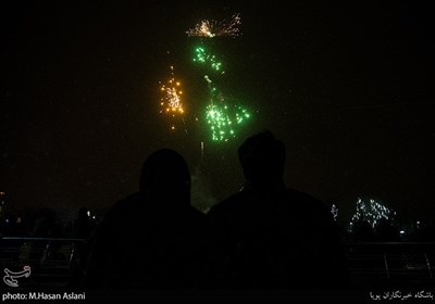 مراسم نورافشانی برج میلاد به مناسبت سالگرد پیروزی انقلاب اسلامی