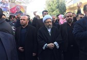 رئیس مجمع تشخیص نظام در راهپیمایی 22 بهمن قم شرکت کرد‌