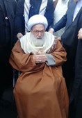 رهبر شیعیان بحرین در راهپیمایی 22 بهمن قم شرکت کرد