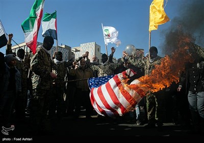  بازتاب راهپیمایی باشکوه ۲۲ بهمن| خبرگزاری فرانسه: ایرانی‌ها نمایش اتحاد دربرابر آمریکا برگزار کردند 