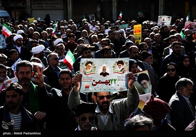 راهپیمایی ۲۲ بهمن در اهواز 