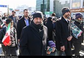 حضور سردار سرلشگر محمدعلی عزیزجعفری در راهپیمایی 22 بهمن در تهران 