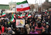 جشن 45 سالگی انقلاب اسلامی در قزوین/ مردم بار دیگر حماسه‌آفرین شدند + فیلم