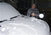 عراق| بارش برف در کربلای معلی/ سفیدپوش شدن بغداد پس از 12 سال+تصاویر