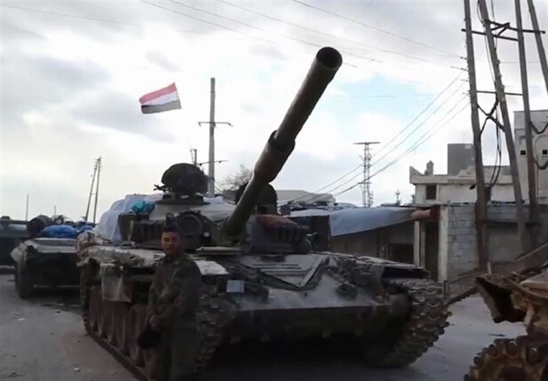 پدافند هوایی ارتش سوریه با اهداف مهاجم مقابله کرد
