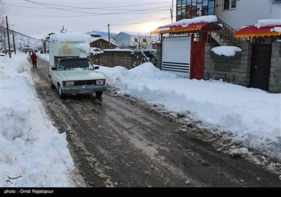 برف در روستاهای کلاچای و رحیم آباد گیلان