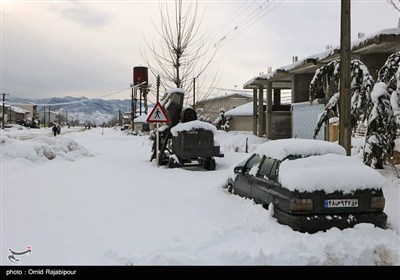 برف در روستاهای کلاچای و رحیم آباد گیلان