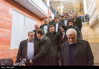 محمود واعظی رئیس دفتر رئیس جمهور در آیین بهره برداری از خط یک قطار شهری تبریز