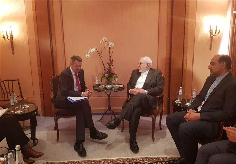 دیدار ظریف و رئیس کمیته بین‌المللی صلیب سرخ جهانی