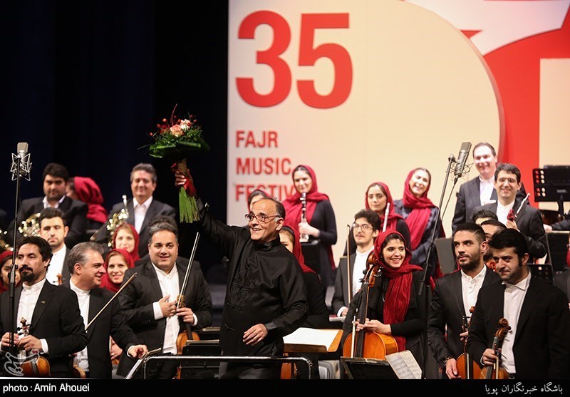 گزارش ویدیویی از اجرای ارکستر سمفونیک تهران|نصیر حیدریان: نوازندگان ارکستر می‌توانند سخت‌ترین قطعه‌ها را بنوازند