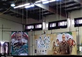 مراسم چهلم حاج قاسم و شهدای مقاومت در سنندج برگزار شد + تصاویر