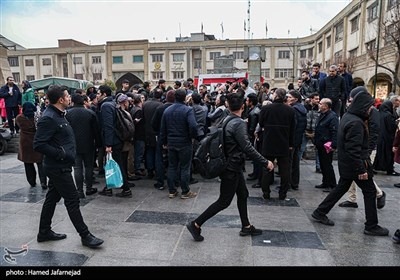 نامزدهای یازدهمین دوره انتخابات مجلس(شورای ائتلاف نیروهای انقلاب) در جمع مردم و بازاریان