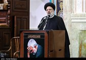 سخنرانی حجت‌الاسلام سیدابراهیم رئیسی رئیس قوه قضائیه‌ در جمع خانواده‌های جانباختگان تشییع پیکر شهید قاسم سلیمانی در کرمان