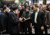 حجت‌الاسلام سیدابراهیم رئیسی رئیس قوه قضائیه‌ در جمع خانواده‌های جانباختگان تشییع پیکر شهید قاسم سلیمانی در کرمان