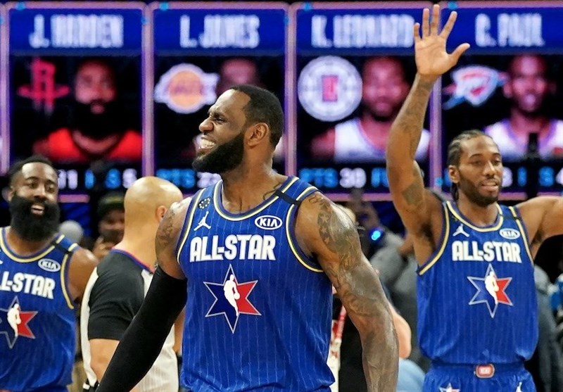دیدار ستاره‌های NBA به سود تیم لبران تمام شد