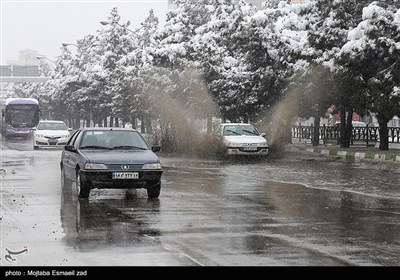 بارش برف در ارومیه