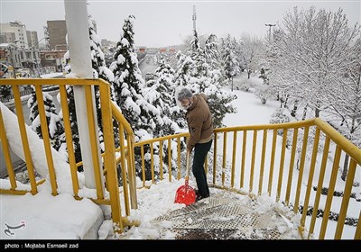 بارش برف در ارومیه