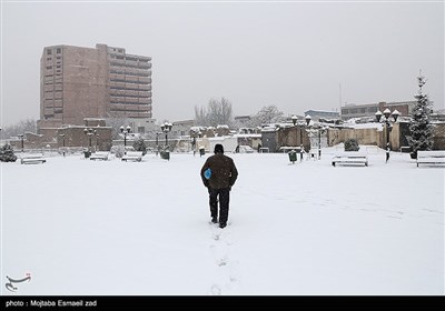 بارش برف در ارومیه