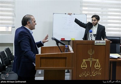 جلسه رسیدگی به اتهامات مجید عادلیان و احسان خادم( ششمین پرونده بانک سرمایه)